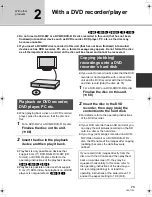 Preview for 73 page of Panasonic Palmcorder VDR-D50P Operating Instructions Manual