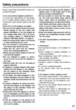 Preview for 11 page of Panasonic PalmTheater DVD-L50D Operating Instructions Manual