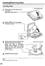 Preview for 28 page of Panasonic PalmTheater DVD-L50D Operating Instructions Manual