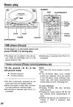 Preview for 34 page of Panasonic PalmTheater DVD-L50D Operating Instructions Manual