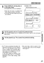 Preview for 37 page of Panasonic PalmTheater DVD-L50D Operating Instructions Manual