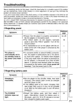 Preview for 71 page of Panasonic PalmTheater DVD-L50D Operating Instructions Manual