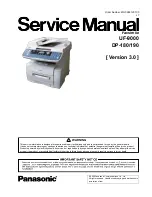 Panasonic Panafax UF-9000 Service Manual preview