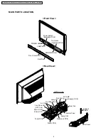 Предварительный просмотр 8 страницы Panasonic PT-50LCZ70 - 50" Rear Projection TV Service Manual