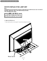 Предварительный просмотр 34 страницы Panasonic PT-50LCZ70 - 50" Rear Projection TV Service Manual