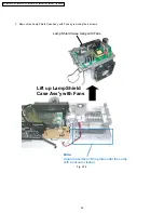 Предварительный просмотр 38 страницы Panasonic PT-50LCZ70 - 50" Rear Projection TV Service Manual