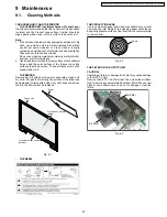 Предварительный просмотр 63 страницы Panasonic PT-50LCZ70 - 50" Rear Projection TV Service Manual