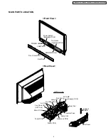 Предварительный просмотр 5 страницы Panasonic PT-56LCX70 - 56" Rear Projection TV Service Manual