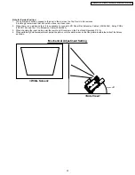 Предварительный просмотр 33 страницы Panasonic PT-56LCX70 - 56" Rear Projection TV Service Manual