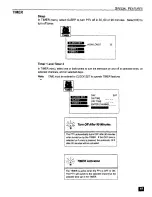 Preview for 20 page of Panasonic PT-56SX30 Operating Instructions Manual