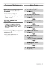 Preview for 11 page of Panasonic PT-DZ13KU Operating Instructions Manual