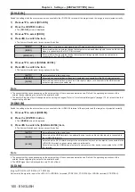 Preview for 100 page of Panasonic PT-DZ13KU Operating Instructions Manual