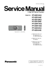 Panasonic PT-DZ13KU Service Manual preview