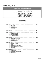 Preview for 10 page of Panasonic PT-DZ13KU Service Manual