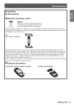 Preview for 9 page of Panasonic PT-DZ21KU Operating Instructions Manual