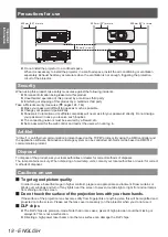 Preview for 18 page of Panasonic PT-DZ21KU Operating Instructions Manual