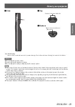 Preview for 25 page of Panasonic PT-DZ21KU Operating Instructions Manual