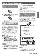 Preview for 29 page of Panasonic PT-DZ21KU Operating Instructions Manual