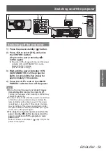 Preview for 53 page of Panasonic PT-DZ21KU Operating Instructions Manual