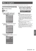 Preview for 63 page of Panasonic PT-DZ21KU Operating Instructions Manual