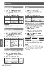 Preview for 68 page of Panasonic PT-DZ21KU Operating Instructions Manual