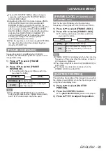 Preview for 83 page of Panasonic PT-DZ21KU Operating Instructions Manual