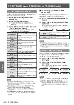 Preview for 88 page of Panasonic PT-DZ21KU Operating Instructions Manual