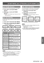 Preview for 89 page of Panasonic PT-DZ21KU Operating Instructions Manual