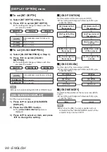 Preview for 98 page of Panasonic PT-DZ21KU Operating Instructions Manual