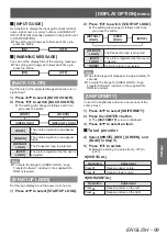 Preview for 99 page of Panasonic PT-DZ21KU Operating Instructions Manual