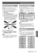 Preview for 103 page of Panasonic PT-DZ21KU Operating Instructions Manual