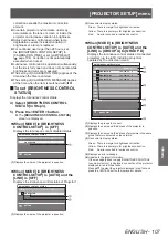 Preview for 107 page of Panasonic PT-DZ21KU Operating Instructions Manual