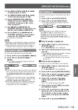 Preview for 109 page of Panasonic PT-DZ21KU Operating Instructions Manual