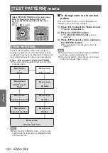 Preview for 120 page of Panasonic PT-DZ21KU Operating Instructions Manual