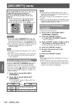 Preview for 124 page of Panasonic PT-DZ21KU Operating Instructions Manual