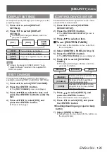 Preview for 125 page of Panasonic PT-DZ21KU Operating Instructions Manual