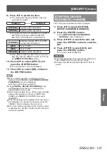 Preview for 127 page of Panasonic PT-DZ21KU Operating Instructions Manual