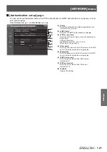 Preview for 141 page of Panasonic PT-DZ21KU Operating Instructions Manual