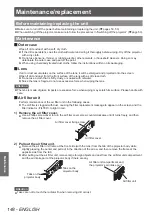 Preview for 148 page of Panasonic PT-DZ21KU Operating Instructions Manual