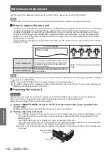 Preview for 152 page of Panasonic PT-DZ21KU Operating Instructions Manual