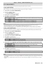 Предварительный просмотр 89 страницы Panasonic PT-EZ770Z Operating Instructions Manual