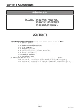 Предварительный просмотр 73 страницы Panasonic PT-EZ770Z Service Manual