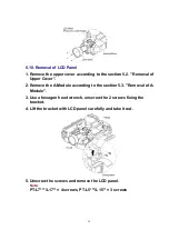 Preview for 14 page of Panasonic PT-L711E Service Manual