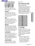 Preview for 39 page of Panasonic PT-L780NTE Operating Instructions Manual