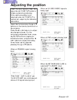 Preview for 41 page of Panasonic PT-L780NTE Operating Instructions Manual