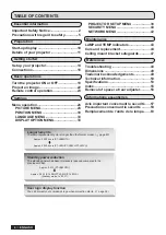 Preview for 4 page of Panasonic PT-LB3U Operating Instructions Manual