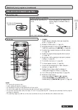 Preview for 13 page of Panasonic PT-LB3U Operating Instructions Manual