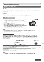 Preview for 45 page of Panasonic PT-LB3U Operating Instructions Manual