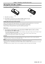 Preview for 23 page of Panasonic PT-LW330 Operating Instructions Manual