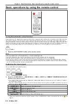 Preview for 38 page of Panasonic PT-LW330 Operating Instructions Manual